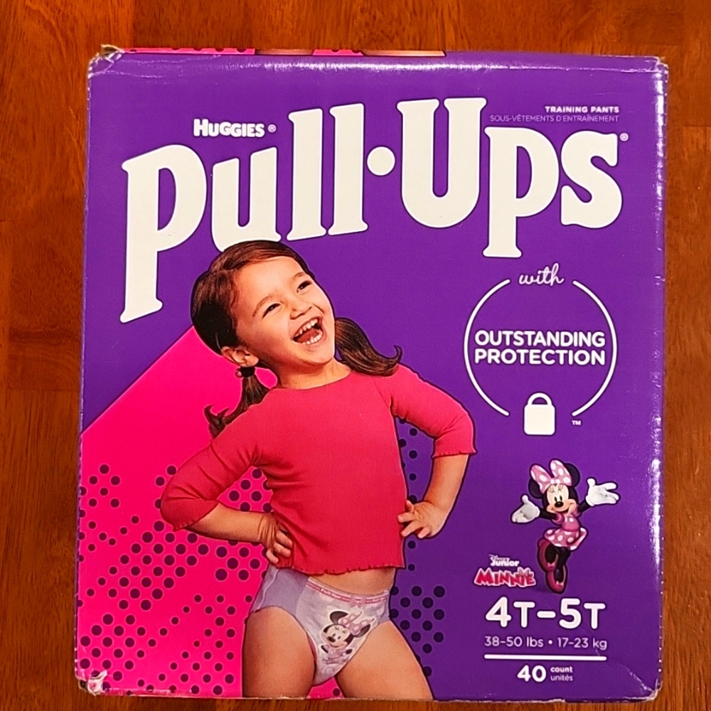 Huggies Pull-ups 4T-5T, 38-50 lbs, 40 count Disney Junior Minnie